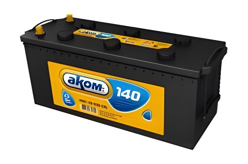 Аккумулятор АКОМ 140 Ач 950 А -/+ ЕВРО 4607034730604 AKOM