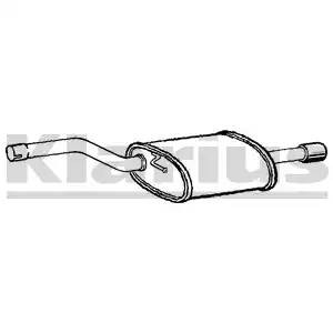 Глушитель - задняя часть системы ОГ 230956 KLARIUS