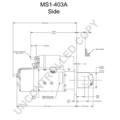 Деталь MS1403A PRESTOLITE ELECTRIC