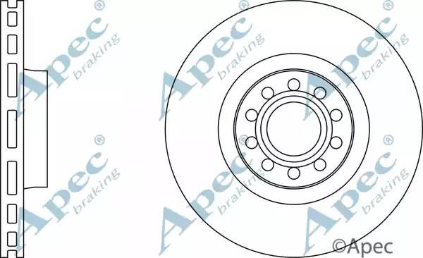 Диск тормозной DSK2119 APEC BRAKING