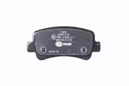 Колодки тормозные дисковые 8DB 355 015-301 HELLA BEHR PAGID