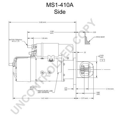 Деталь MS1410A PRESTOLITE ELECTRIC
