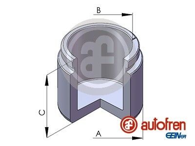Поршень тормозного суппорта D025137 AUTOFREN SEINSA