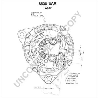 Генератор 860810GB PRESTOLITE ELECTRIC