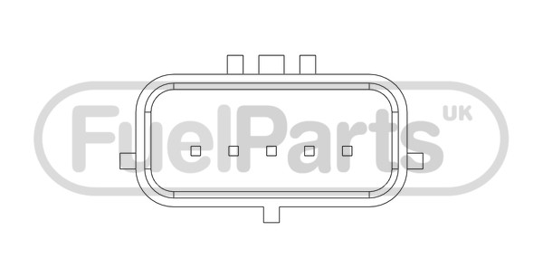 Датчик массового расхода воздуха - ДМРВ MAFS408OE FUELPARTS