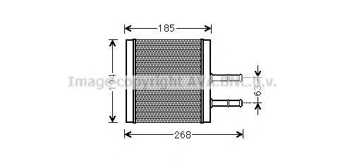 Радиатор отопителя CT6042 AVA