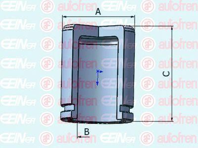 Поршень тормозного суппорта D025338 AUTOFREN SEINSA