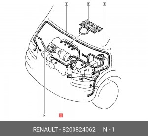 Жгут проводов 8200824062 RENAULT