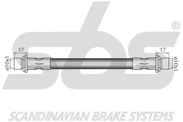 Шланг тормозной 13308545171 S B S