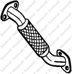 Труба приемная 700-169 BOSAL