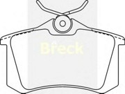 Колодки тормозные дисковые 2096000 BRECK
