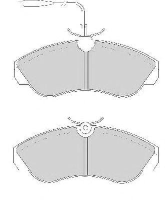 Колодки тормозные дисковые AVR112 ABEX