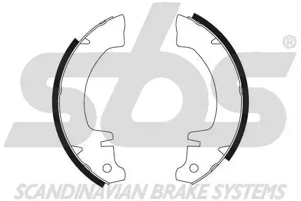 Колодки тормозные барабанные 18492739237 S B S