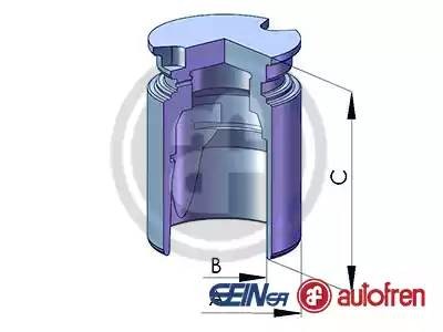 Поршень тормозного суппорта D025222 AUTOFREN SEINSA