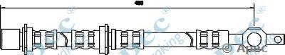 Шланг тормозной HOS3045 APEC BRAKING