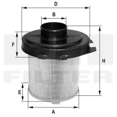 Фильтр воздушный HP 2569 FIL FILTER