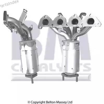 Пламегаситель - стронгер системы выпуска ОГ BM91688H BM CATALYSTS