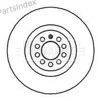 Диск тормозной BBD4128 BORG BECK