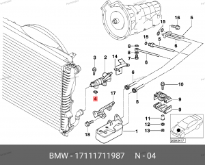 Прокладка 17 11 1 711 987 BMW