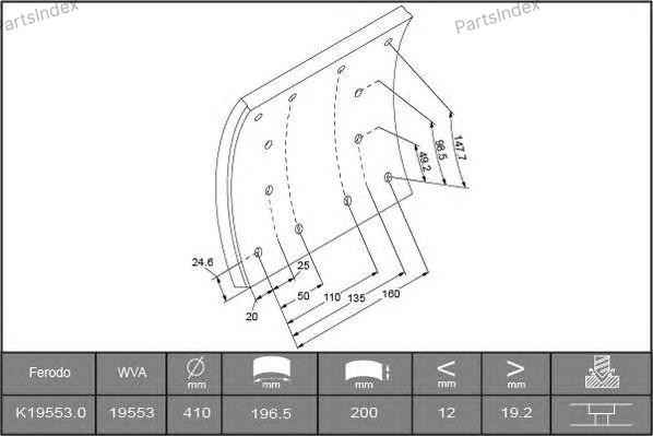 Деталь B2737166 ABEX