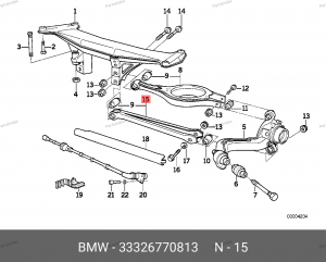 Рычаг подвески 33 32 6 770 813 BMW
