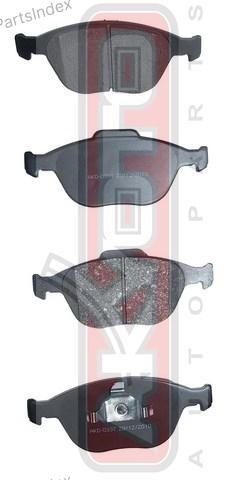 Колодки тормозные дисковые AKD-0337 AKYOTO