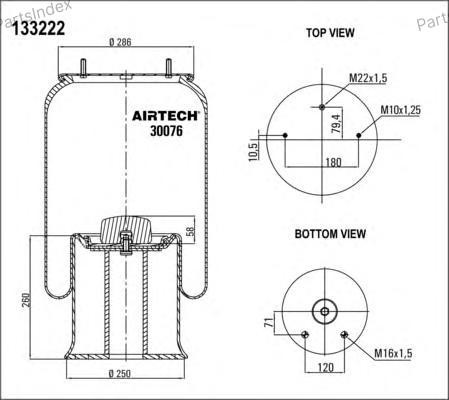 Деталь 30076K AIRTECH