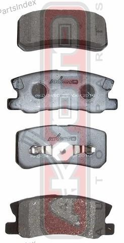 Колодки тормозные дисковые задние MITSUBISHI MITSUBISHI PAJERO III MONTERO V63W/V65W/V68W/V73W AKD-3450 AKYOTO