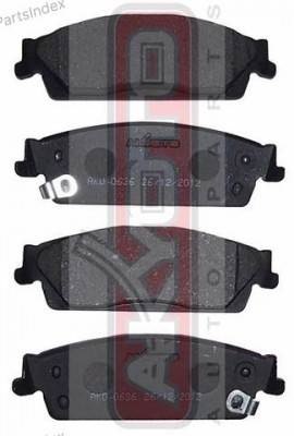 Колодки тормозные дисковые задние CHEVROLET Chevrolet Tahoe 07-> AKD-0636 AKYOTO