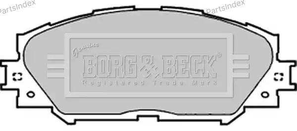 Колодки тормозные дисковые BBP1991 BORG BECK