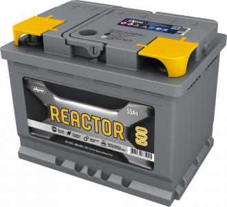 Купить Аккумулятор REACTOR 55 Ач 600 А +/- СНГ 4607034730079 в Горловке, Енакиево, Донецке
