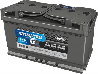 Купить Аккумулятор ULTIMATUM AGM 95 Ач 850 А -/+ ЕВРО 4607034731489 в Горловке, Енакиево, Донецке