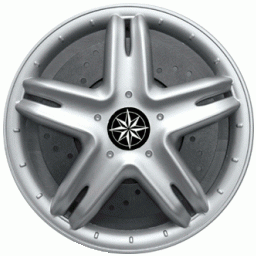 Колпаки декоративные 13" ВИП 2 Silver