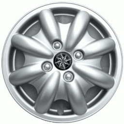 Колпаки декоративные 15" КОСМО Silver