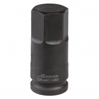 Головка ударная торцевая 1/2" DR внешний шестигранник H30 (ATAS021)