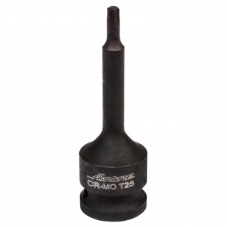 Головка ударная торцевая 1/2" DR внешний TORX T25 (ATAS023)