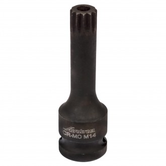 Головка ударная торцевая 1/2" DR внешний SPLINE M14 (ATAS037)