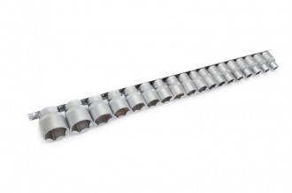 Набор головок шестигранных 1/2", 18шт.