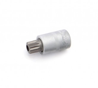 Головка со вставкой 1/2", SPLINE M16 с отверстием, длина 55мм