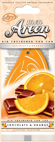 Освежитель воздуха MON AREON DELICIOUS CHOCOLATE & ORANGE елка